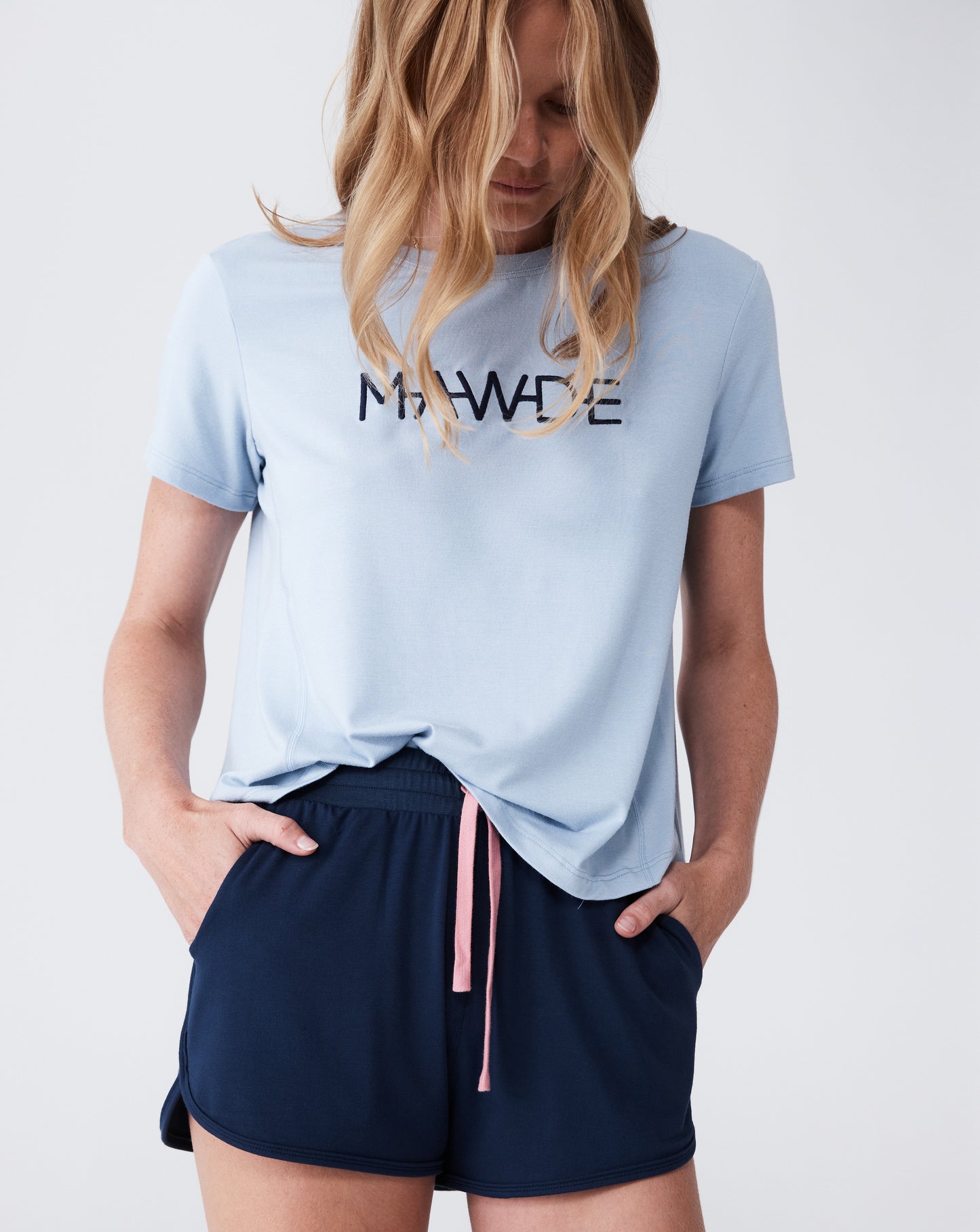 Navy Shortie Short