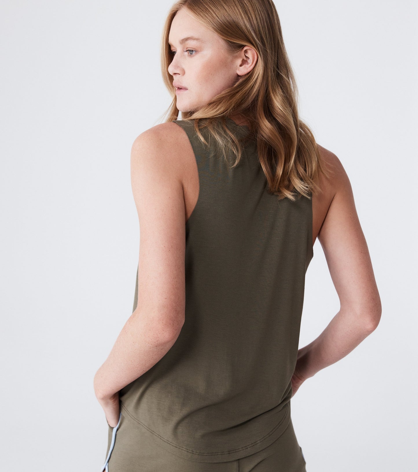 Burnt Olive Dozer Tank