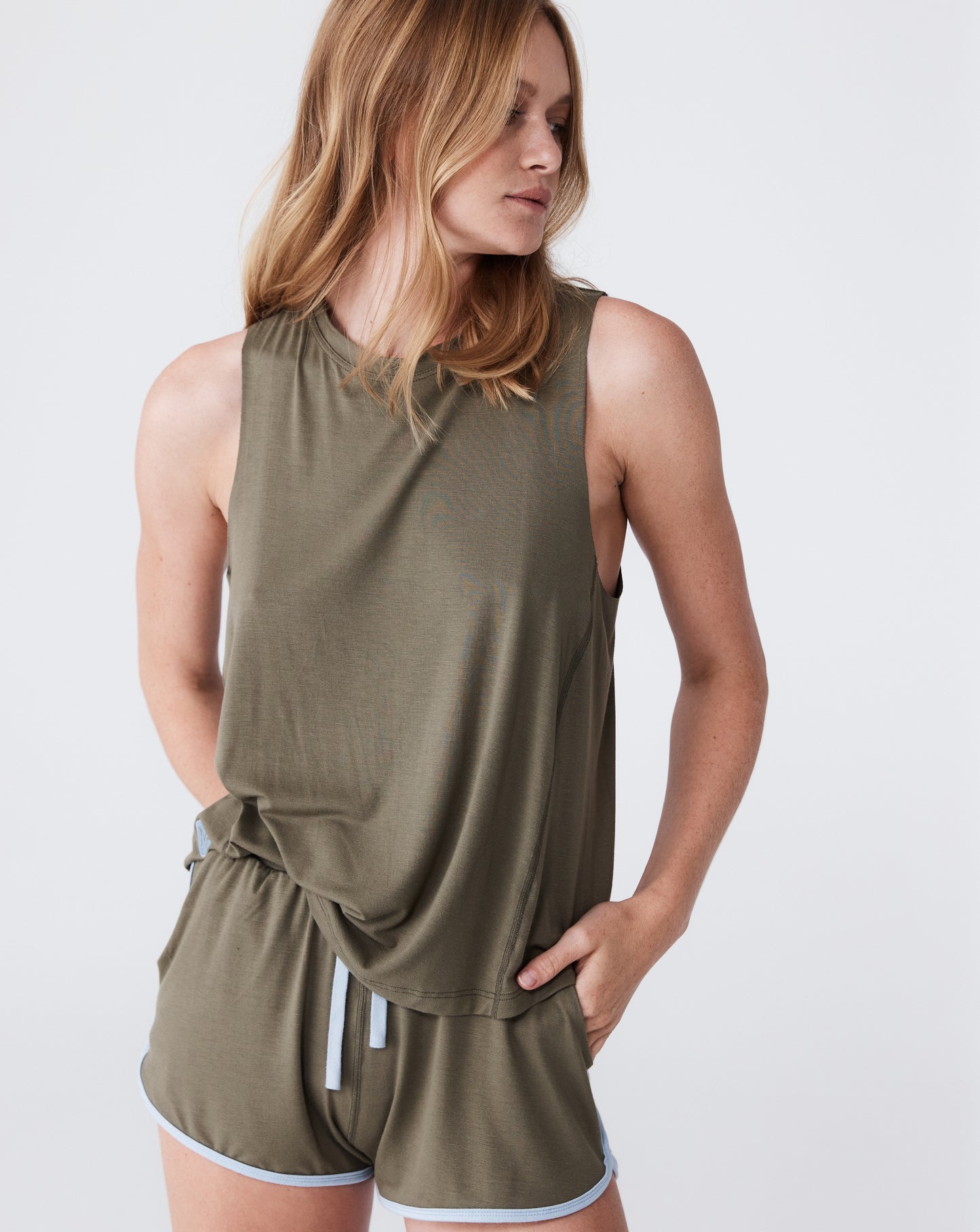 Burnt Olive Dozer Tank