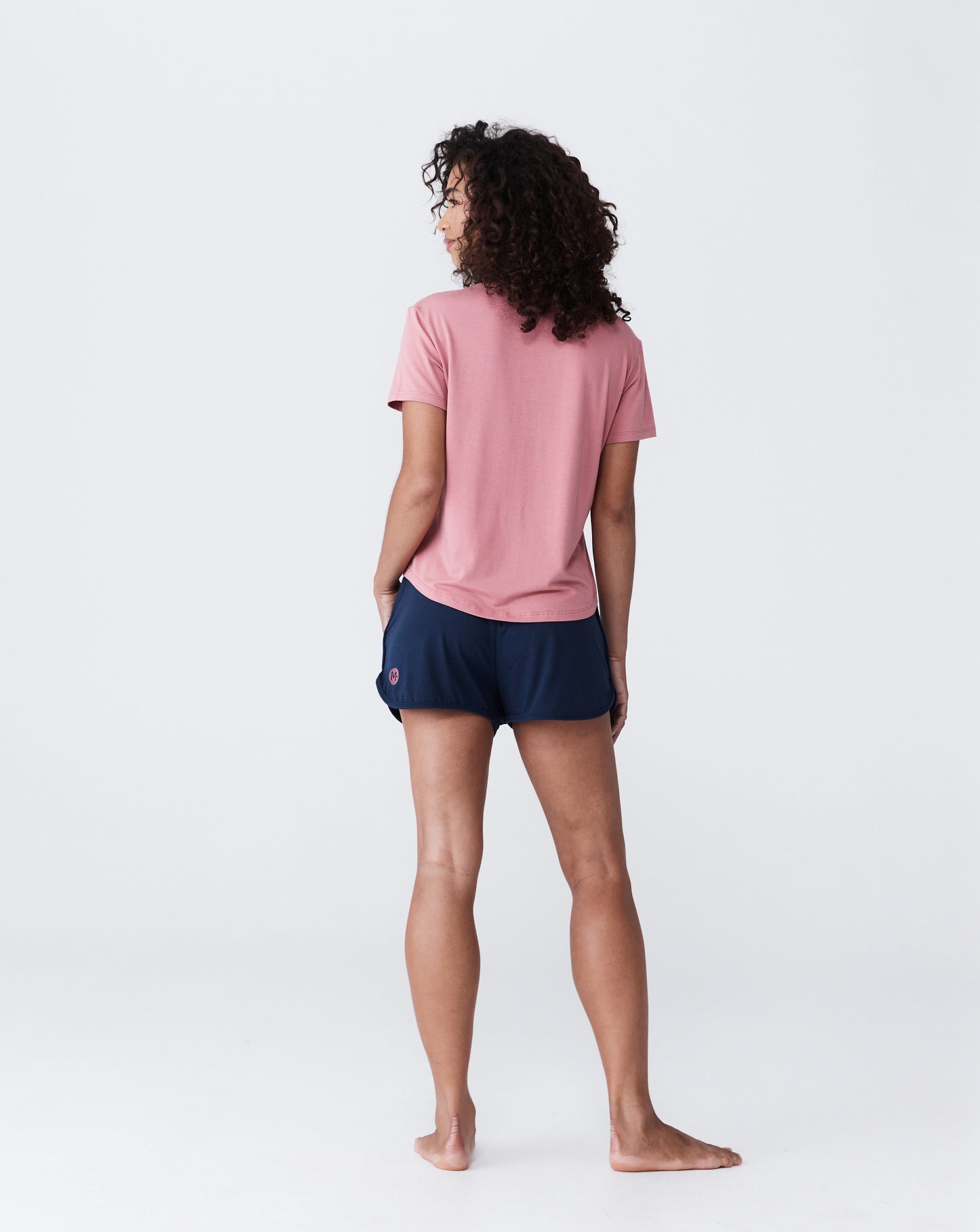 Navy Shortie Short