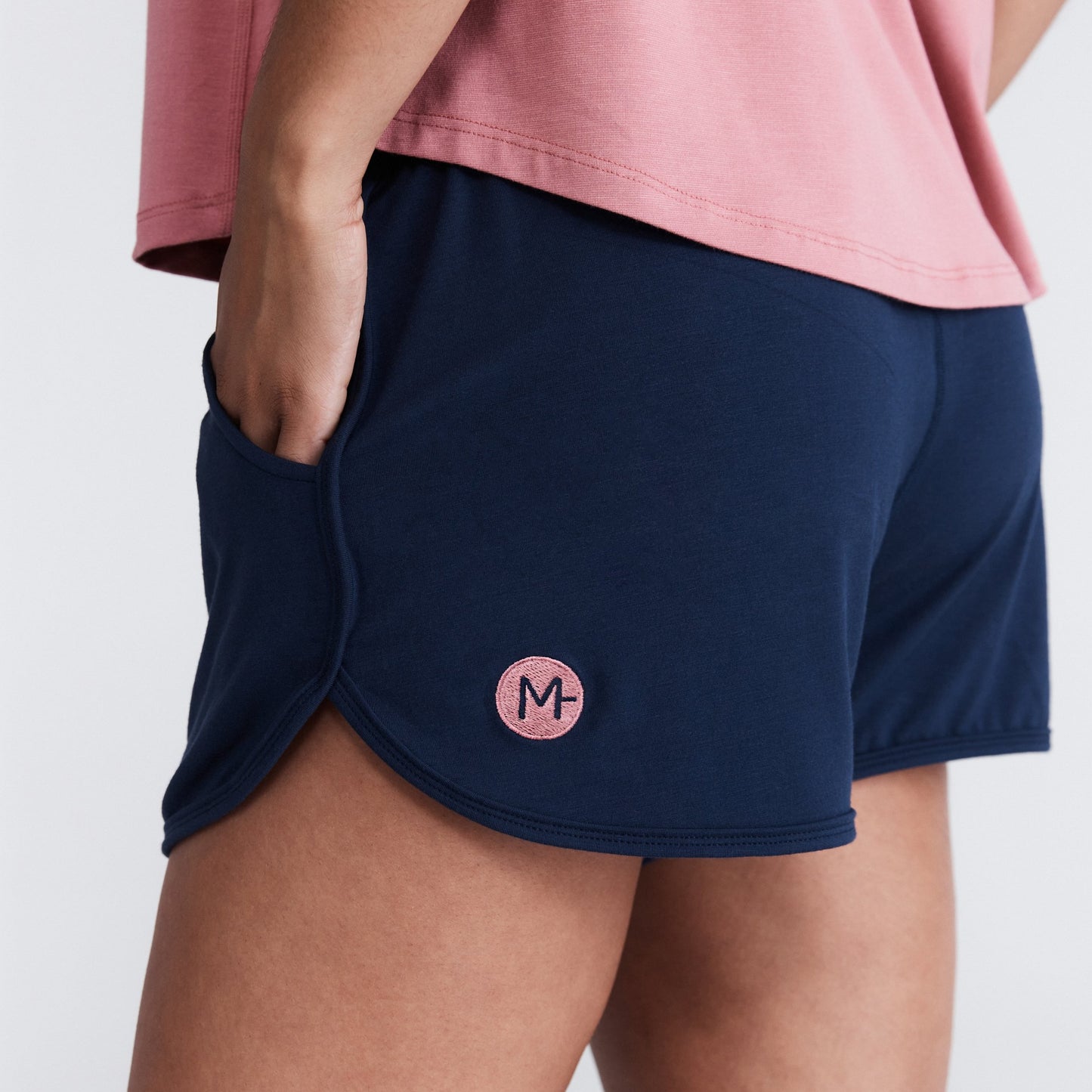 Navy Shortie Short