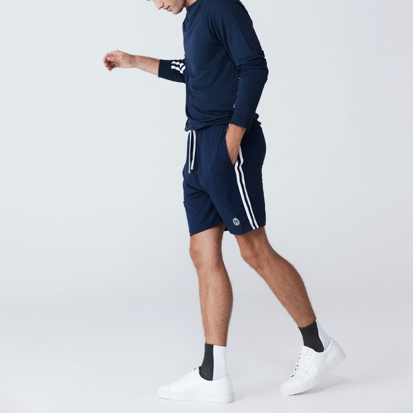 Navy Hooper Short