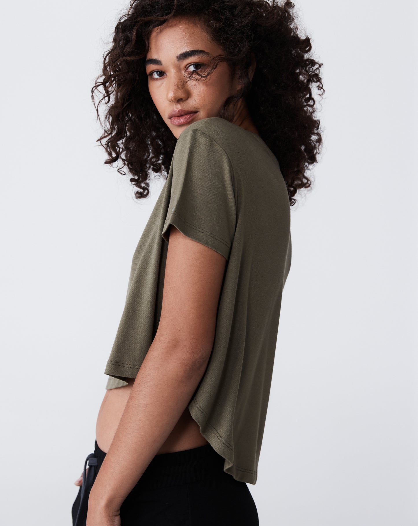 Burnt Olive Millie Tee