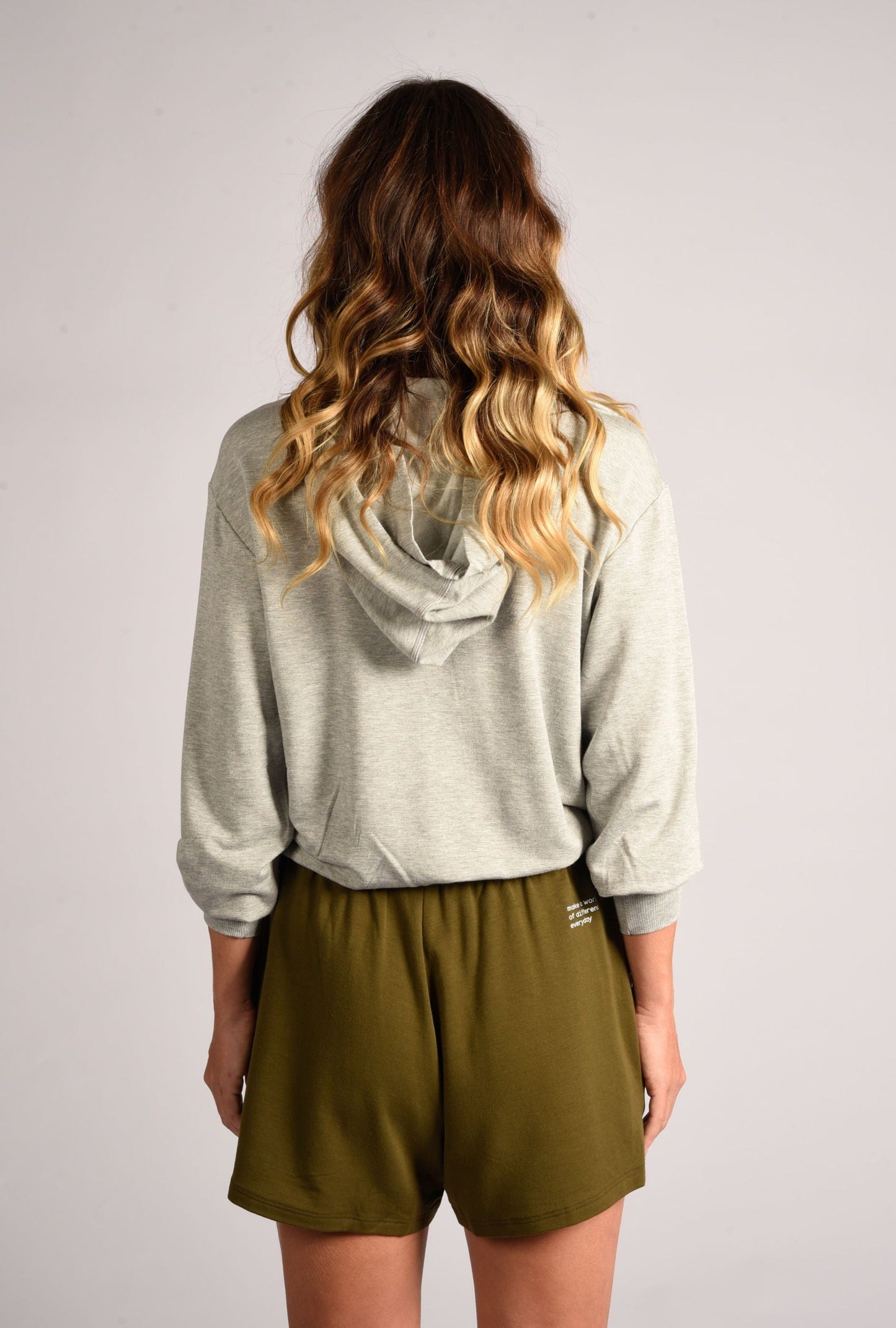 Grey marle Retreat Hoodie