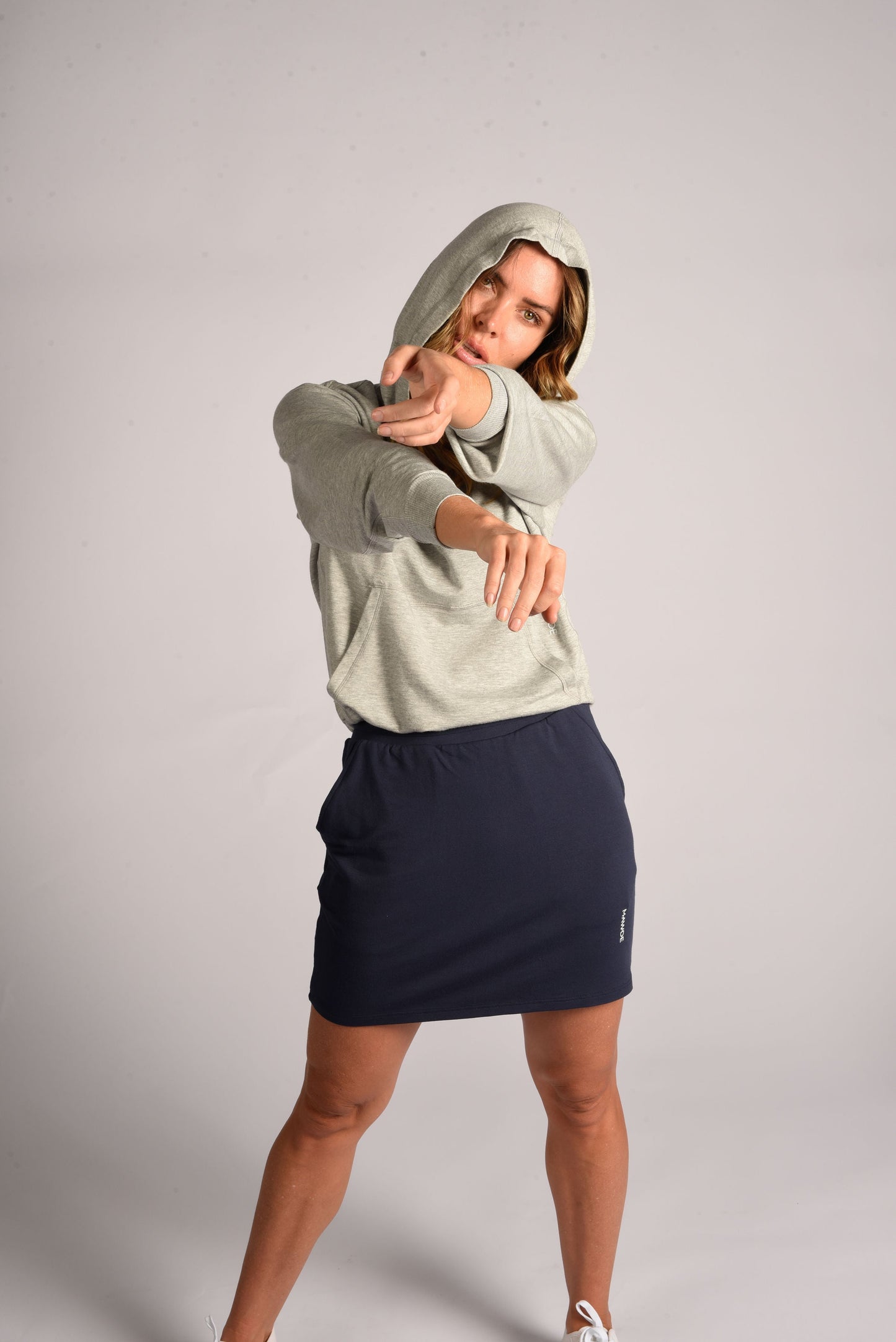 Grey marle Retreat Hoodie