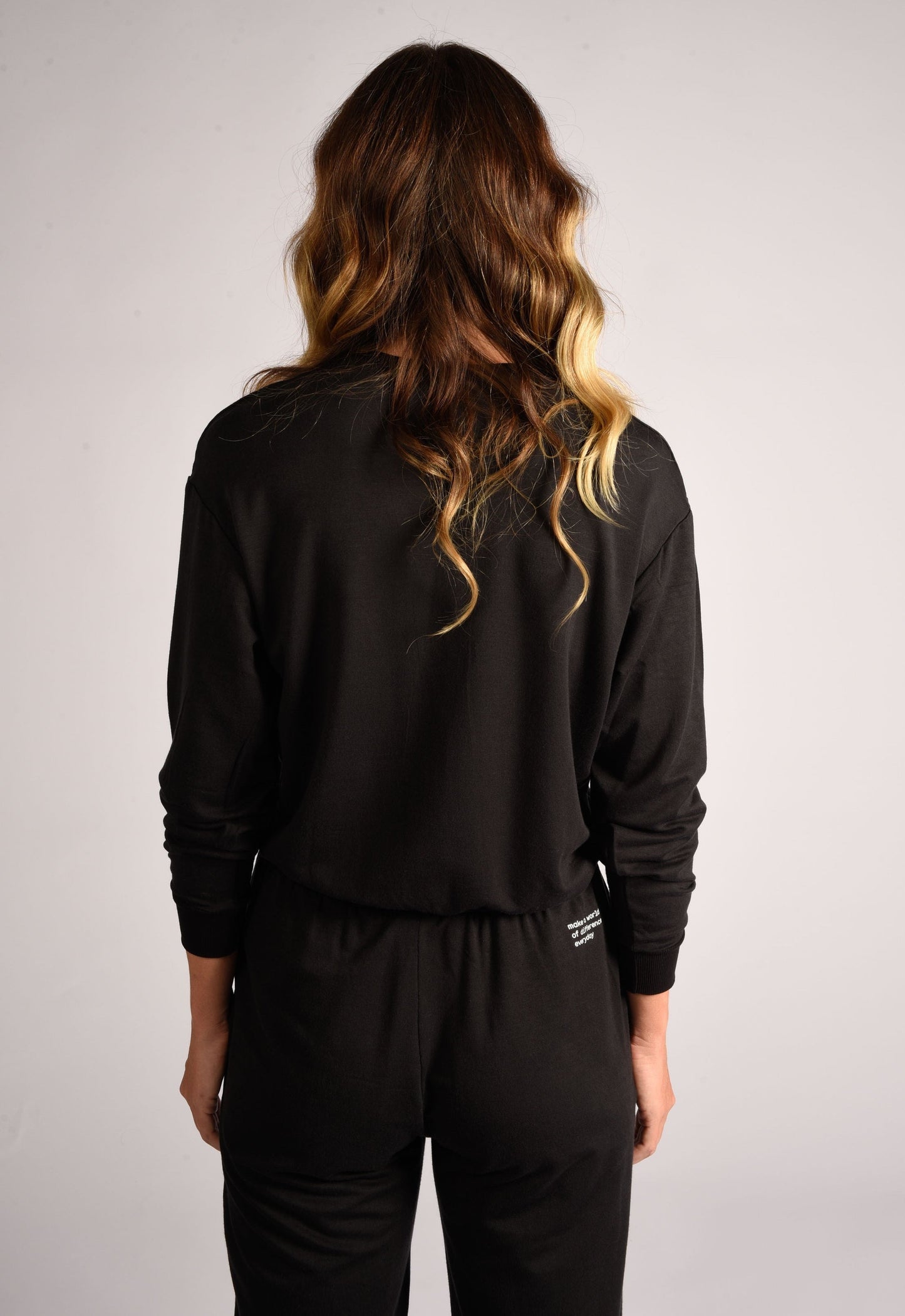 Black Slounge Sweat