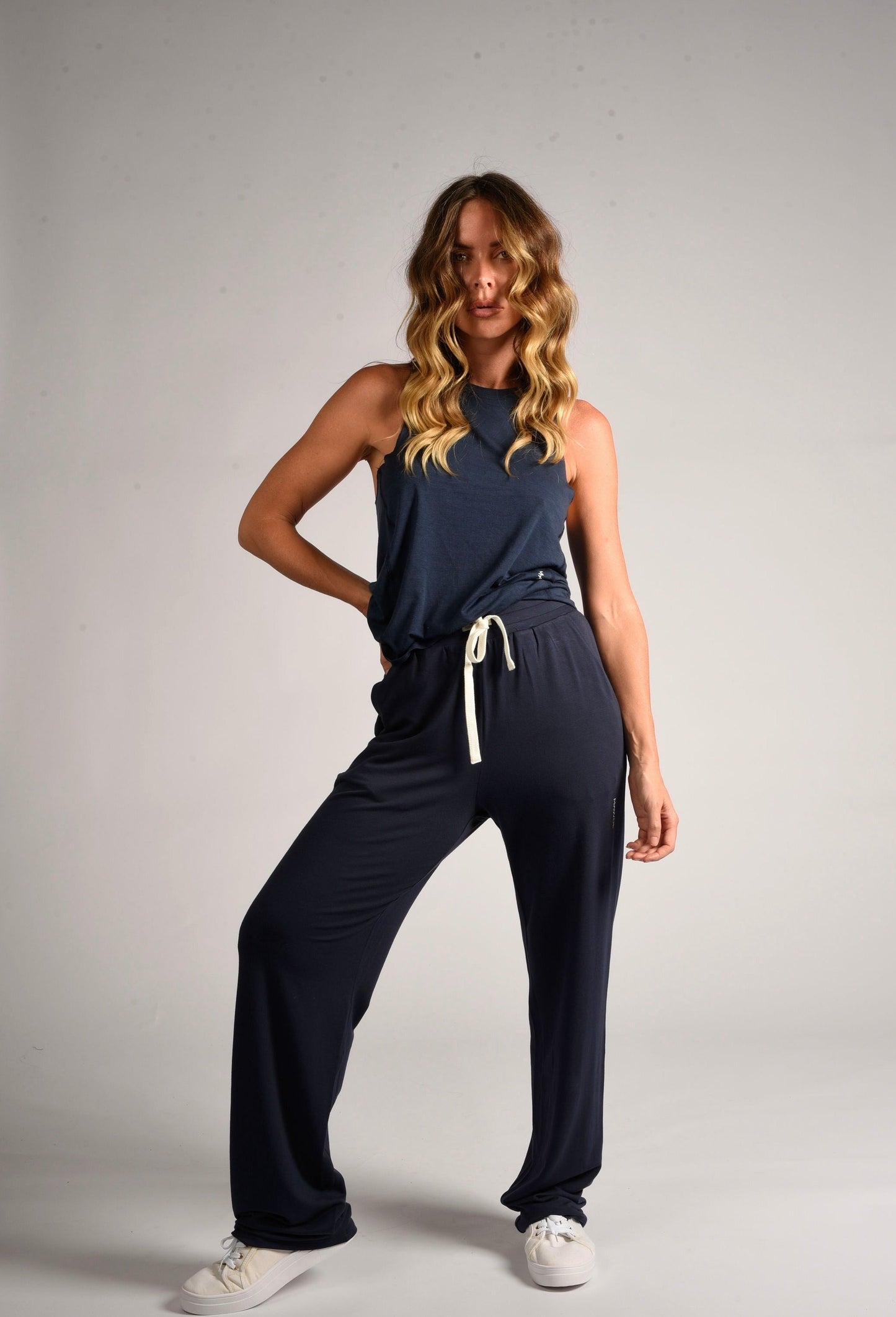 Navy Slounge Pant