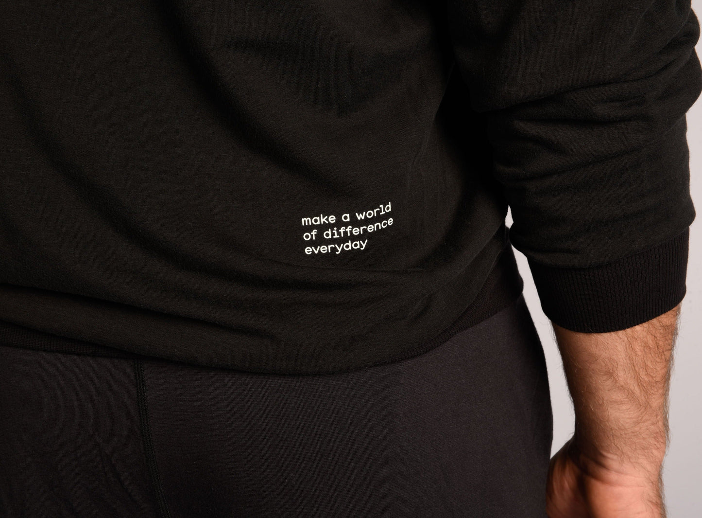 Black Slounge Sweat