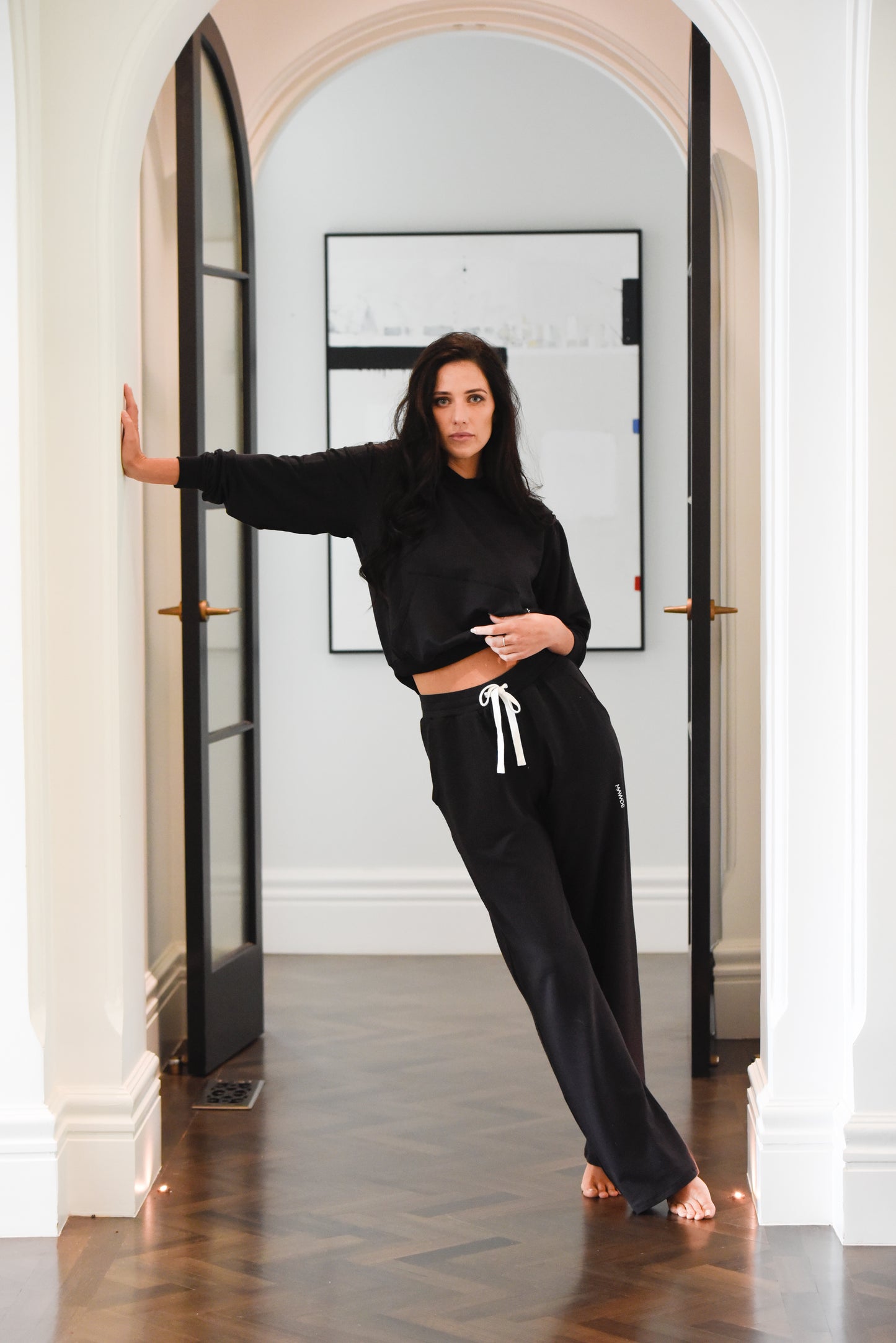 black slounge pant