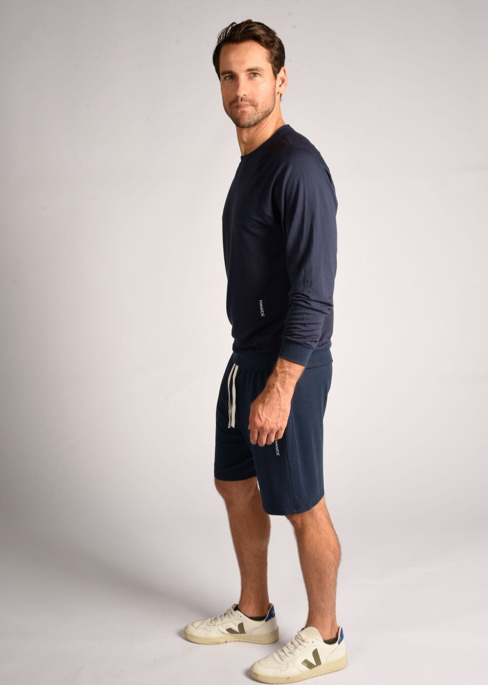 Navy Recline Shorts