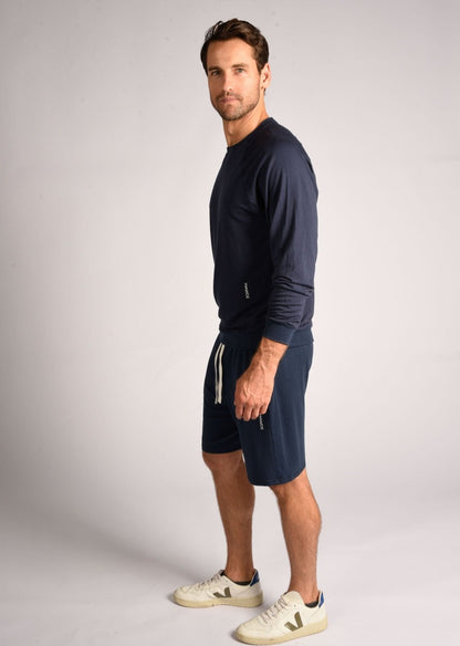 Navy Recline Shorts