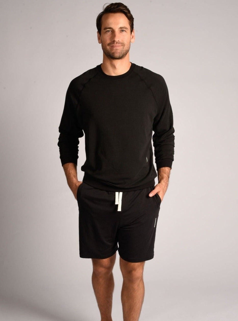 Black Recline Shorts