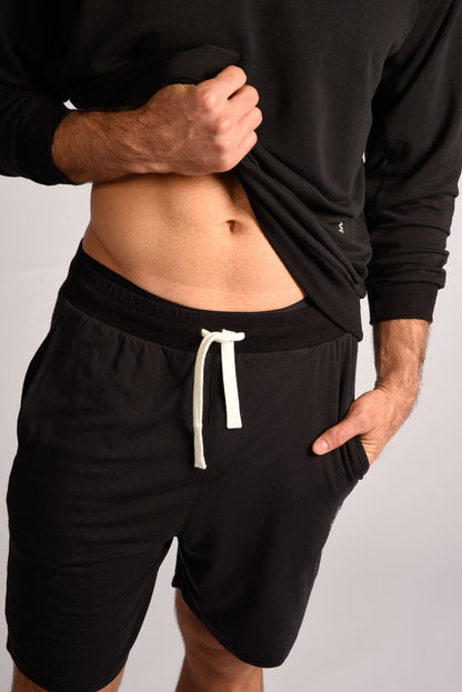 Black Recline Shorts